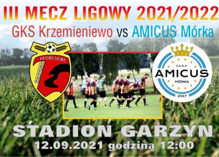 Zdjęcie Wygrany mecz GKS Krzemieniewo - Amicus Mórka