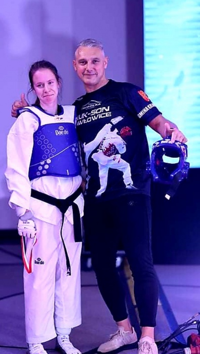 Zdjęcie  Lena Małecka Mistrzynią Polski Seniorów w Taekwondo Olimpijskim